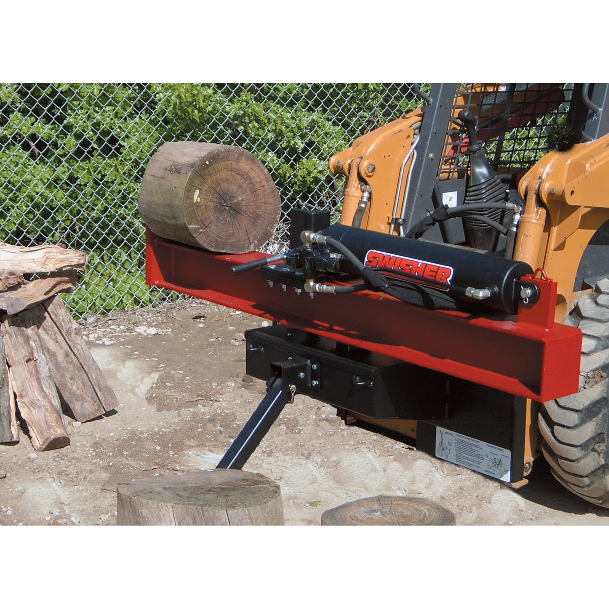 Swisher SkidSteer Horizontal/Vertical Log Splitter, Model LS524S